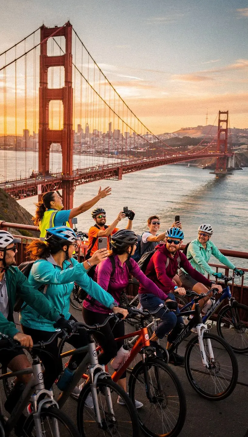 Rodzina ciesząca się wspólnym czasem na plaży w Kalifornii.