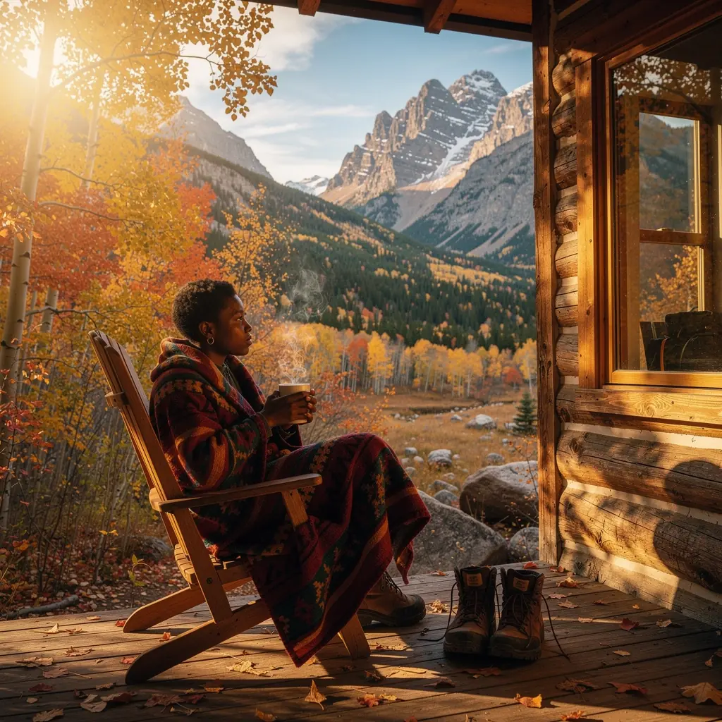 Rodzina ciesząca się wspólnym czasem podczas wakacji w parku narodowym w USA.